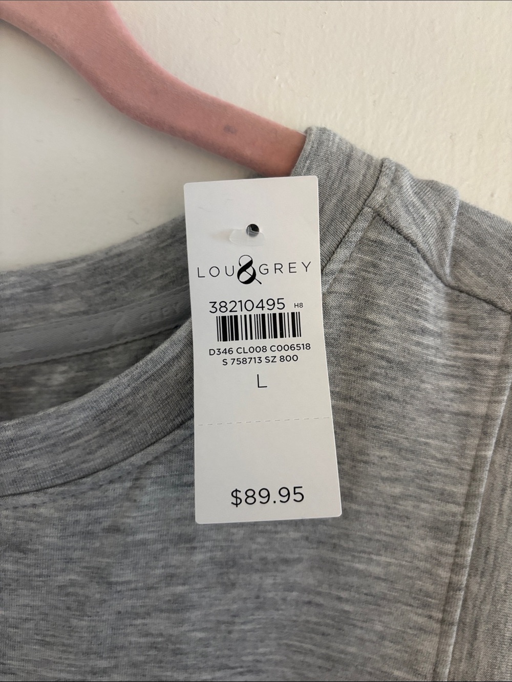 Lou & Grey Light Gray Sleeveless Jumpsuit with Elastic Waist - Picture 4 of 5